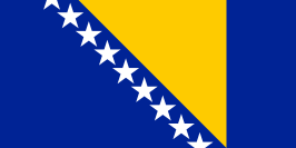 Flagge von Bosnia and Herzegovina