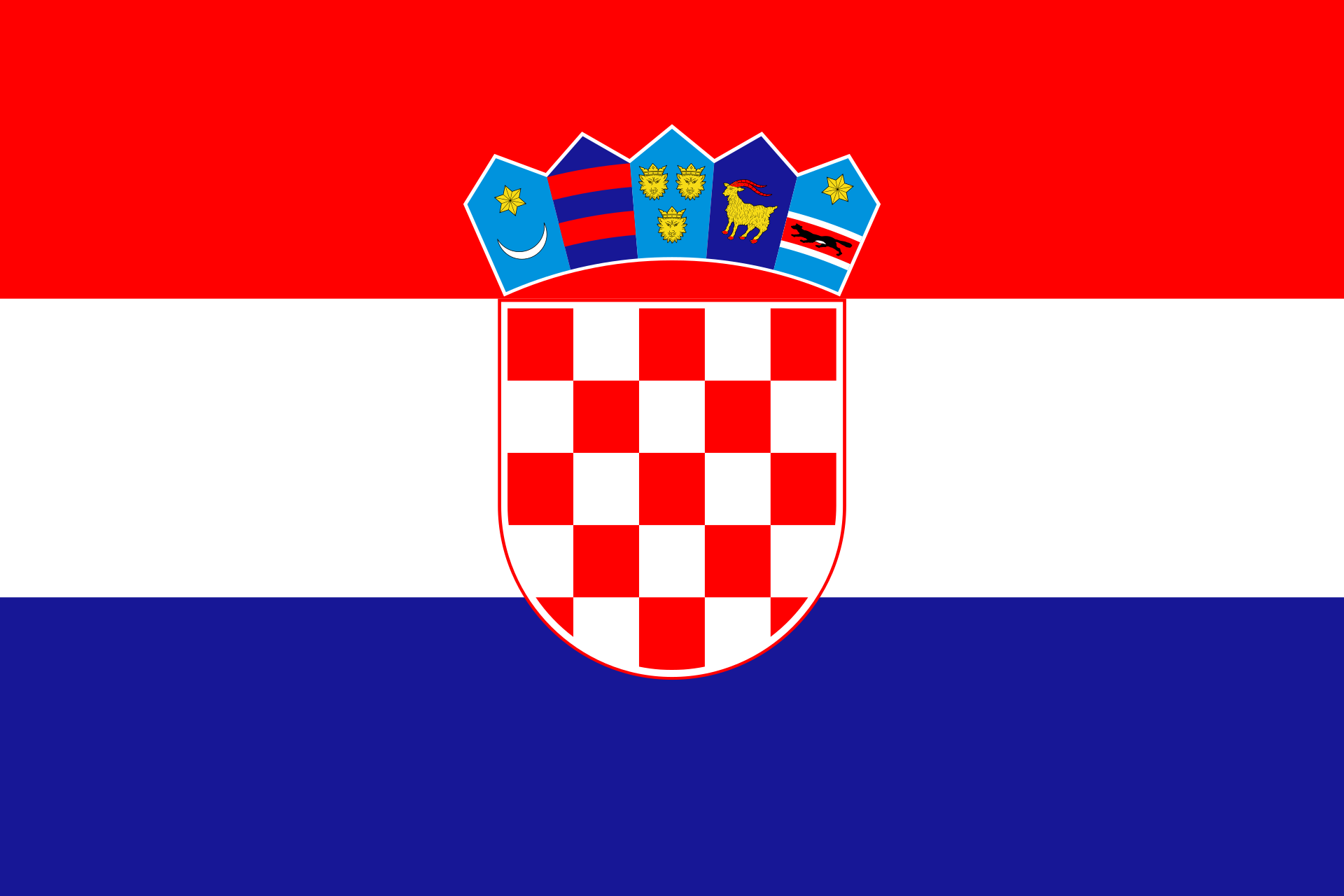 Flagge von Croatia