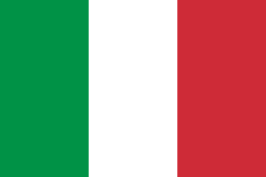 Flagge von Italy