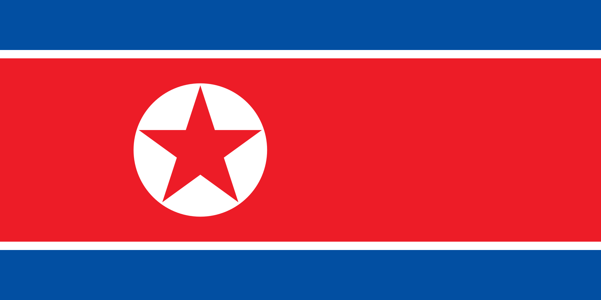 Flagge von North Korea