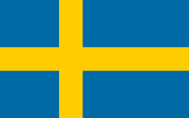 Flagge von Sweden